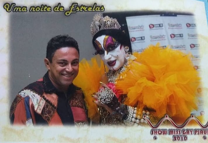 Fábio Teles e Isabelita dos Patins: Miss Gay Piauí 2010